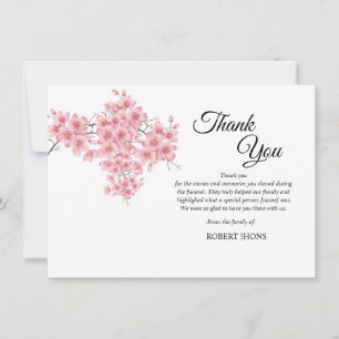 Funeral Thank You Card