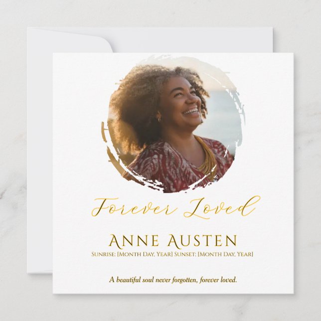 Funeral Thank You Card (Front)