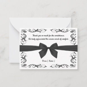 Funeral Thank You Card