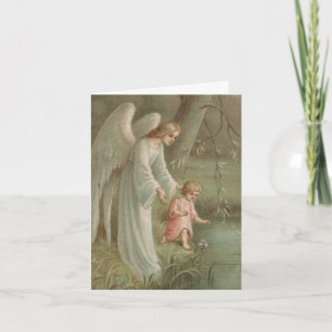 Funeral Thank You Cards   Angel of Heaven 01
