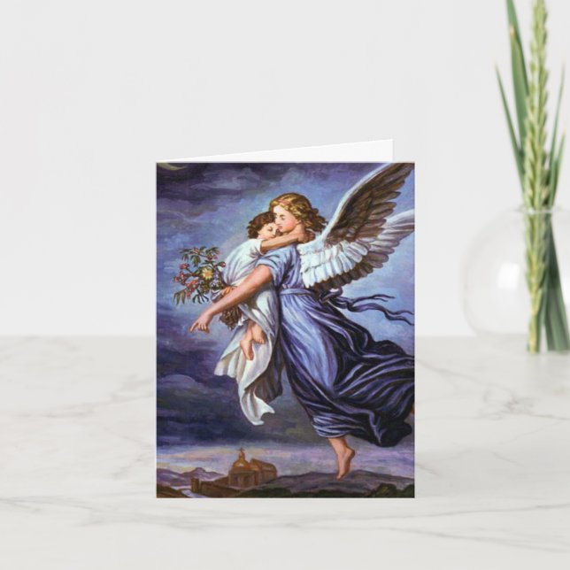 Funeral Thank You Cards | Angel of the Lord 03 (Front)