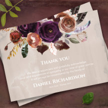 Funeral Thank You Cards | Butterum & Plum