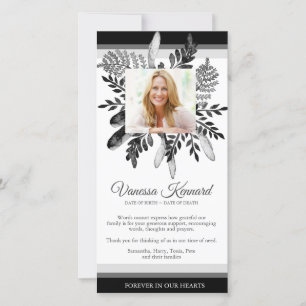 Funeral Thank You Cards   Florals