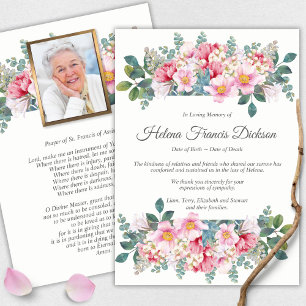 Funeral Thank You Cards   Fragrant Garden