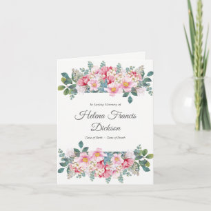 Funeral Thank You Cards   Fragrant Garden 1