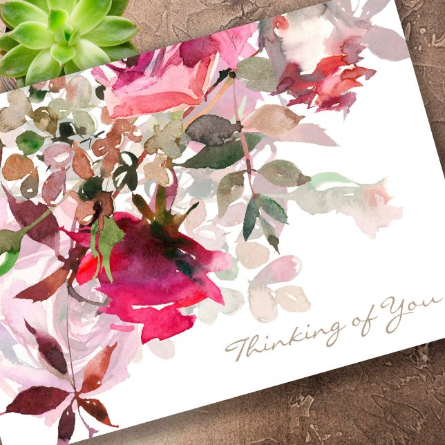 Funeral Thank You Cards | Frosty Roses (Frosty Roses Memorial Sorry For Your Loss Sympathy Cards)