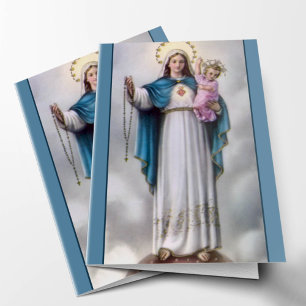 Funeral thank You Cards   Mary 12 Stars