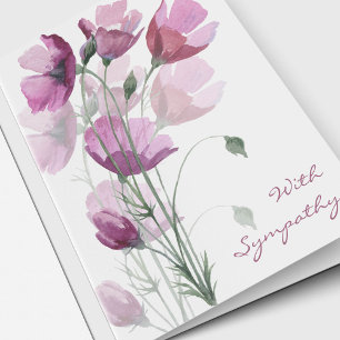 Funeral Thank You Cards   Soft Petals