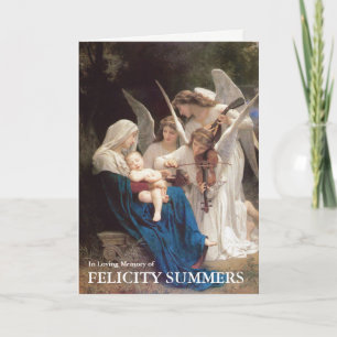 Funeral Thank You Cards   Song of Angels 06