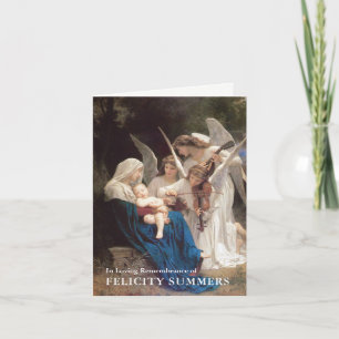 Funeral Thank You Cards   Song of Angels 4