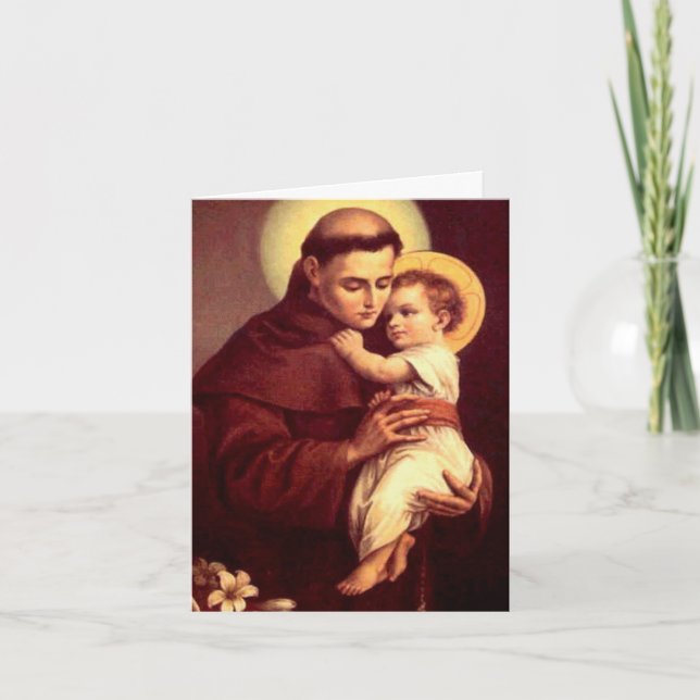 Funeral Thank You Cards | St Anthony 3 (Front)