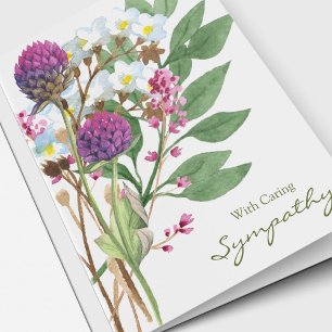 Funeral Thank You Cards   Wildflowers
