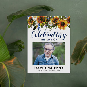 Funeral Welcome Sign Celebration of Life