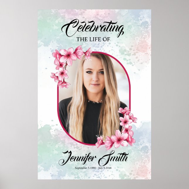 Funeral Welcome Sign Template (Front)