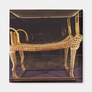 Funerary bed in the form of the sacred cow magnet