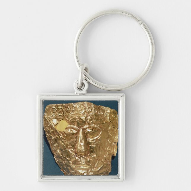 Funerary mask key ring (Front)