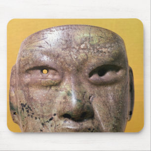 Funerary mask, Olmec, from Mexico Mouse Mat