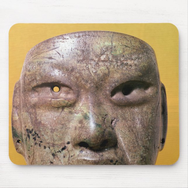Funerary mask, Olmec, from Mexico Mouse Mat (Front)