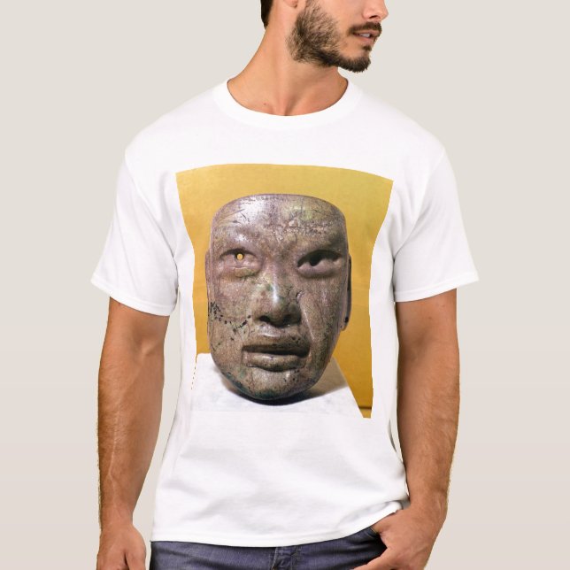 Funerary mask, Olmec, from Mexico T-Shirt (Front)