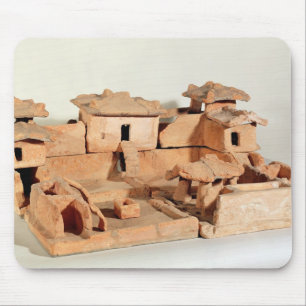 Funerary model of a farm, from Thanh Hoa Mouse Mat
