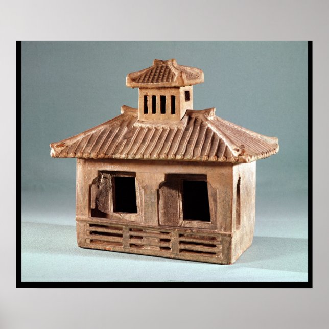 Funerary model of a house, Han Dynasty Poster (Front)