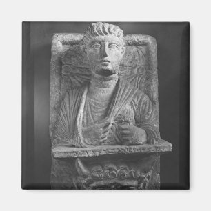 Funerary relief of Athenourou, from Palmyra Magnet