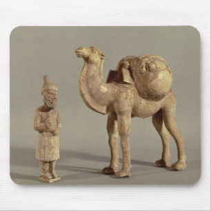 Funerary statuettes of a laden camel mouse mat