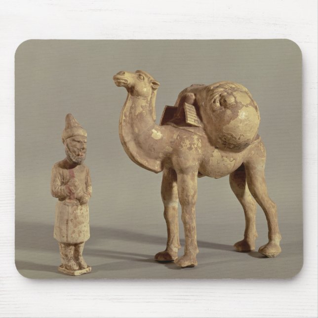 Funerary statuettes of a laden camel mouse mat (Front)