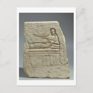 Funerary stela in the name of the lady Artemis, fr Postcard