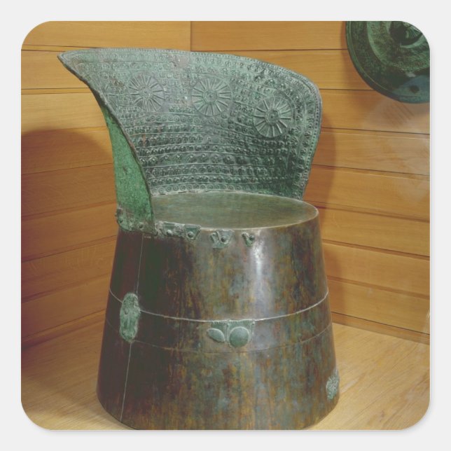 Funerary throne, Villanovan period, 1st half 7th c Square Sticker (Front)