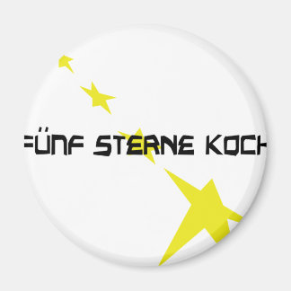 fünf Sterne Koch icon Magnet