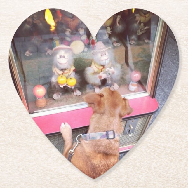 Funfair Paper Coasters with your dog photography (Front)