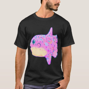 Funfetti Ocean Sunfish — Digital Illustration T-Shirt