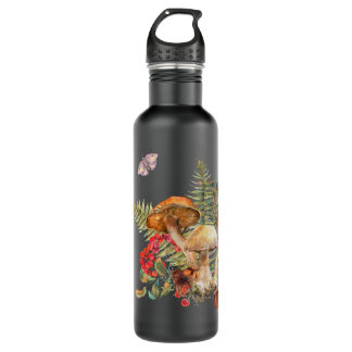 Fungal Forest Botanical Water Bottle