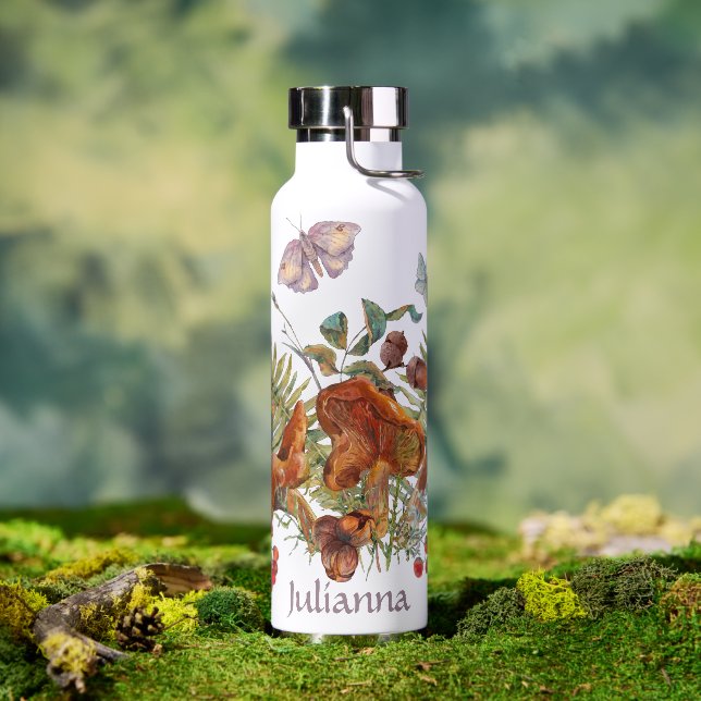 Fungal Forest Botanical Water Bottle (Outdoor)