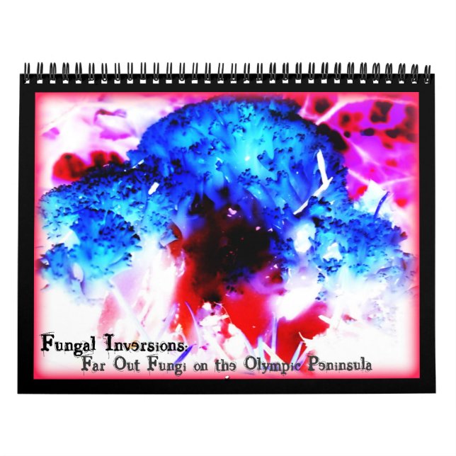 Fungal Inversions Far Out Fungi Olympic Peninsula Calendar (Cover)