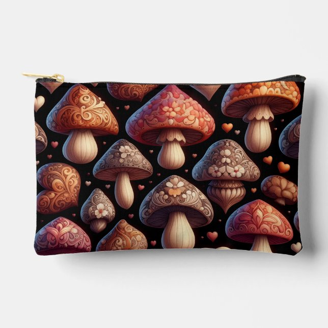 Fungi Family Accessory Pouch (Front)