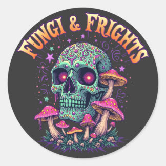 Fungi & Frights Classic Round Sticker