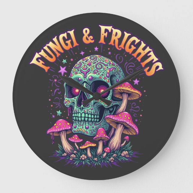 Fungi & Frights  Large Clock (Front)