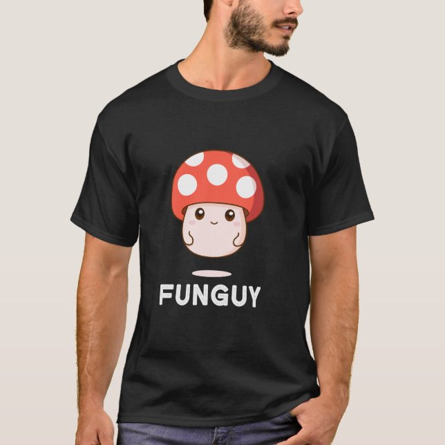 Fungi Fun Guy Funny Mushroom lover Long Sleeve T S T-Shirt (Front)