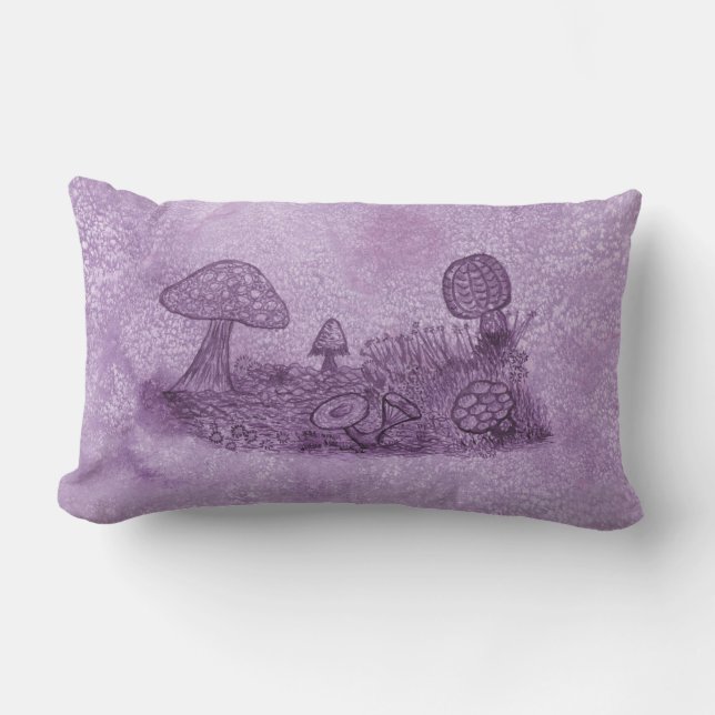 Fungi Meadow Pillow (Front)