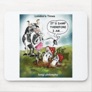 Fungi Philosophy Funny Gifts Tees & Collectibles Mouse Mat