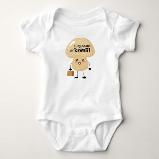 Fungi tastic and kawaii baby bodysuit