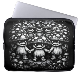 Fungus Folk • Forest Creatures by BurnsInHell Laptop Sleeve