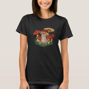 Fungus Magic Psilocybin Mushrooms Cat Hippie T-Shirt