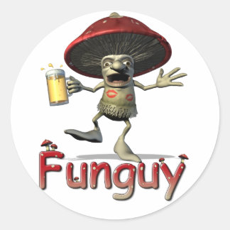 Funguy Mushroom Stickers