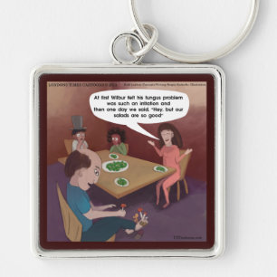 FunGuy ToedStools For Dinner Funny Key Ring