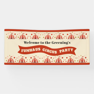 FunHaus Big-Top Circus Party Banner