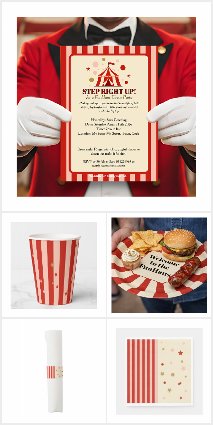 FunHaus Circus Party – Big Top Snacks & Stripes