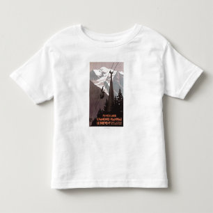 Funiculaire Le Brevent Cable Car Poster Toddler T-Shirt